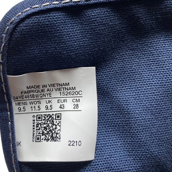 Converse Ctas High For Men Sneakers Skate Casual White Canvas Custom 152620C-WGB - Picture 11 of 12